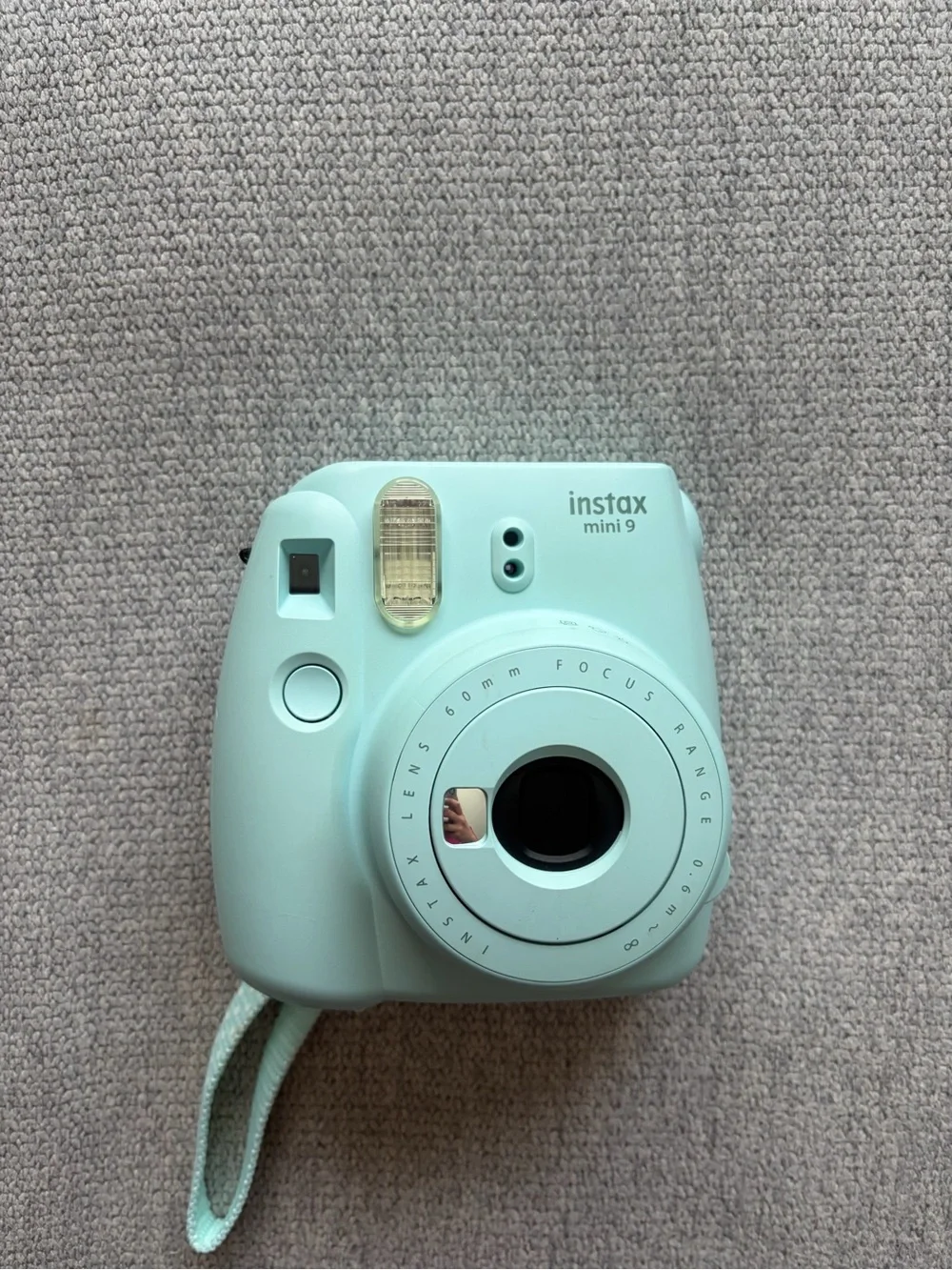 Fujifilm Instax Mini 9 Instant Camera In Ice Blue with Case